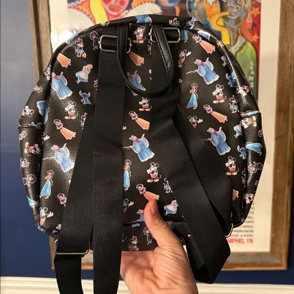 Disney 100 Mini Backpack Featuring Mickey & Minnie Mouse, Stitch NWT - Picture 3 of 5